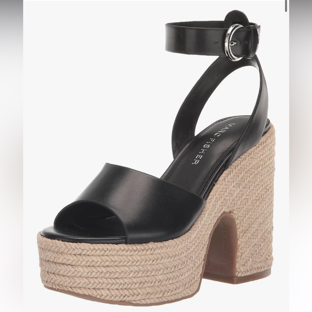 Marc Fisher Women's Vetina Wedge Sandal - Picture 2 of 8